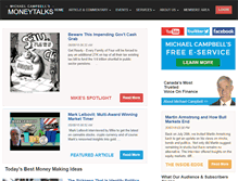 Tablet Screenshot of moneytalks.net